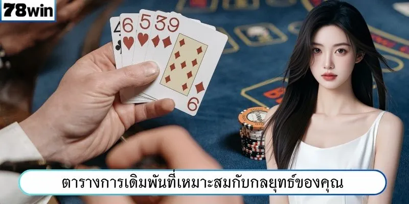 ตารางการเดิมพันที่เหมาะสมกับกลยุทธ์ของคุณ